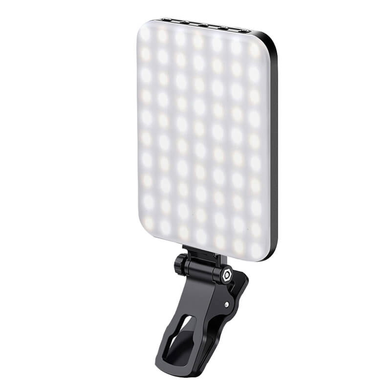 Coteci Portable Tri-color Light Source LED Fill Light 2500-6500K Black