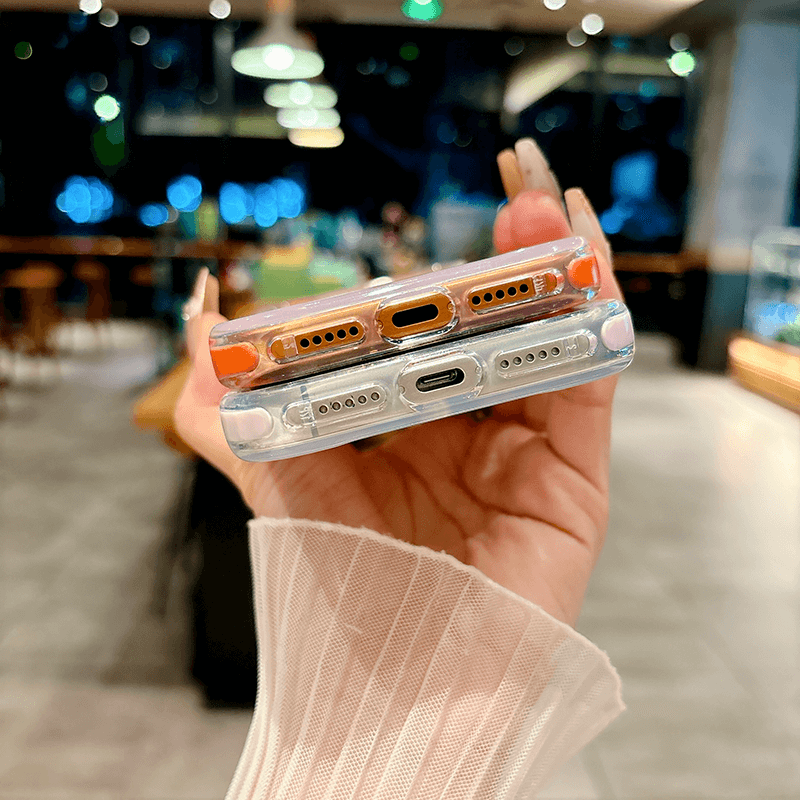 iPhone 17 IMD Transparent Airbag Shockproof MagSafe Phone Case