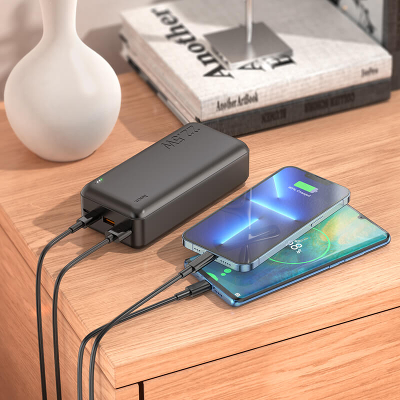 hoco. 22.5W Fast Charging Power Bank 30000mAh J101B Black