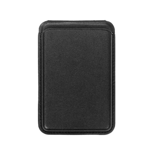 Mobie PU Leather Strong Magnetic Card Bag Holder with Phone Stand Black