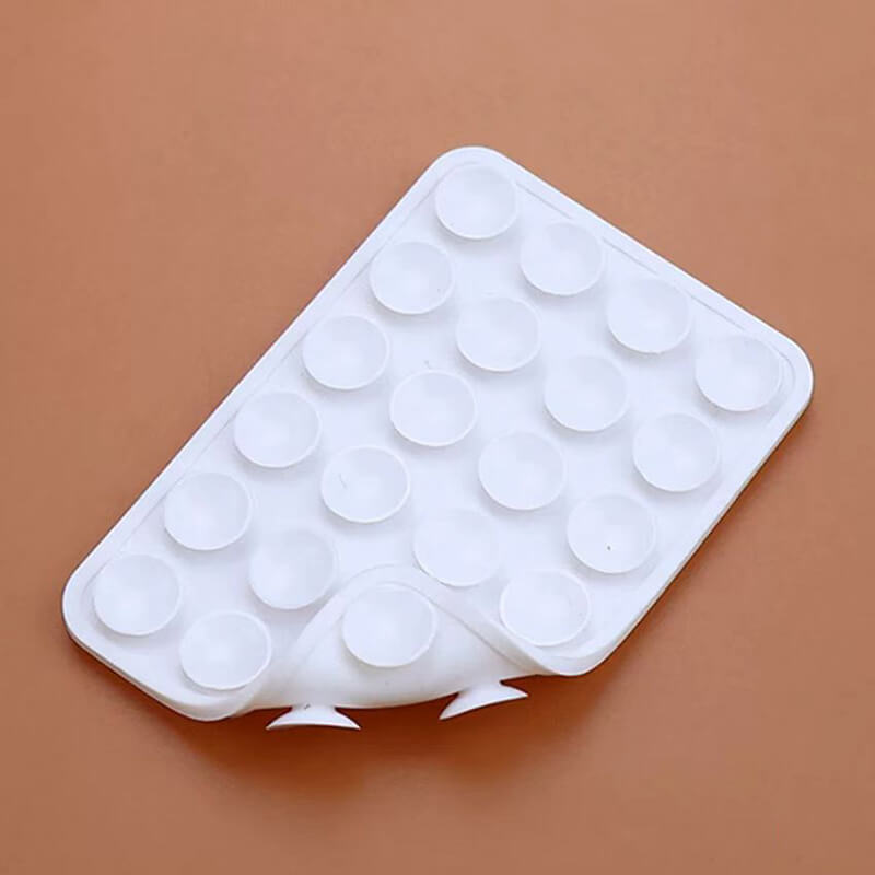 Mobie Silicone Phone Suction Mount Grip for iPhone & Cellphone Cases Cream White