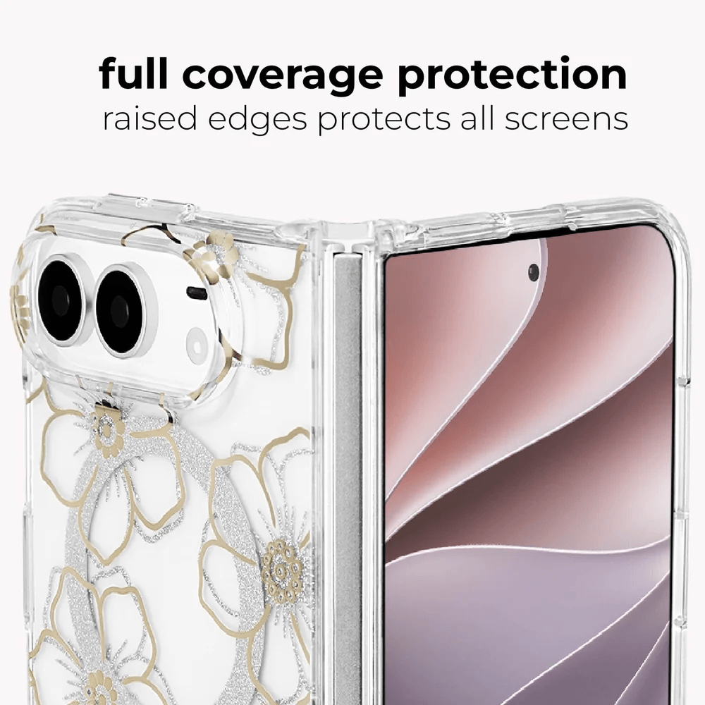 Case Mate Floral Gems Magnetic Phone Case Compatible with iPhone Duo