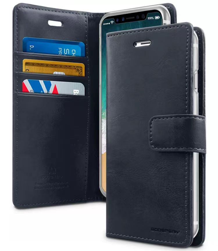 Samsung Galaxy Note 8 2017 Mecrcury Goospery Blue Moon Diary Flip Wallet Case