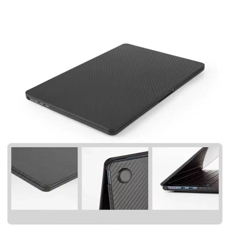 Macbook Pro 13 A1708 Carbon Fiber Textured PP Protective Case