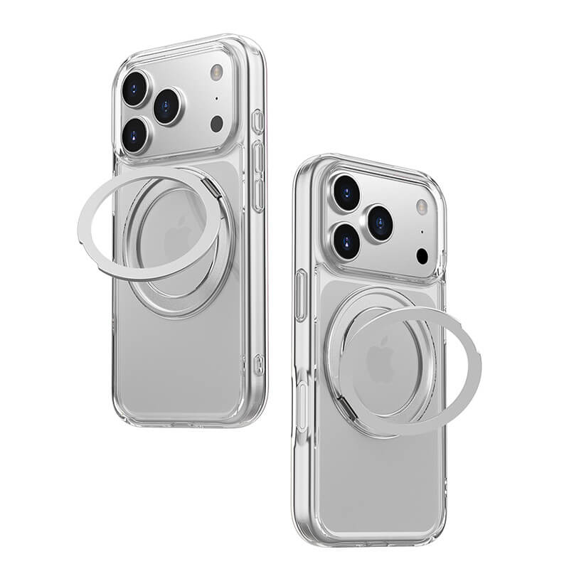 iPhone 17 Pro Max 360° Rotating Ring Stand Matte Magsafe Phone Case