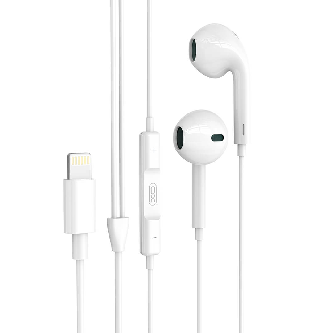 Mobie Plastic Flat Ear Wired Earphones with Lightning Plug EP70