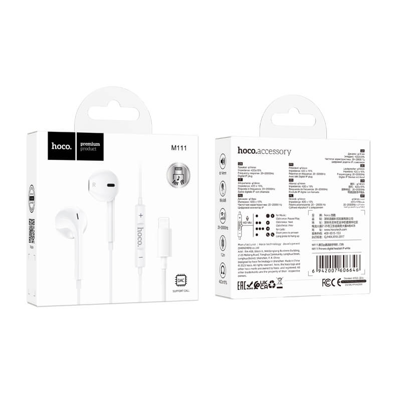Hoco Primero Digital Earphone for iP Devices M111