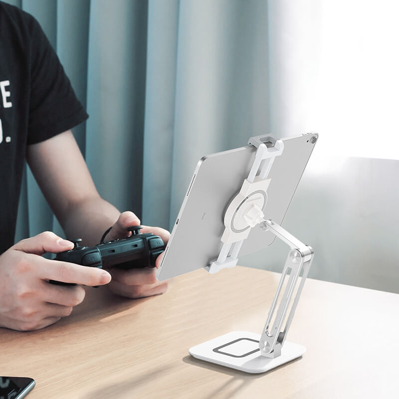 SAIJI Aluminum Alloy Foldable 360° Rotation Phone & Tablet Stand Holder P71