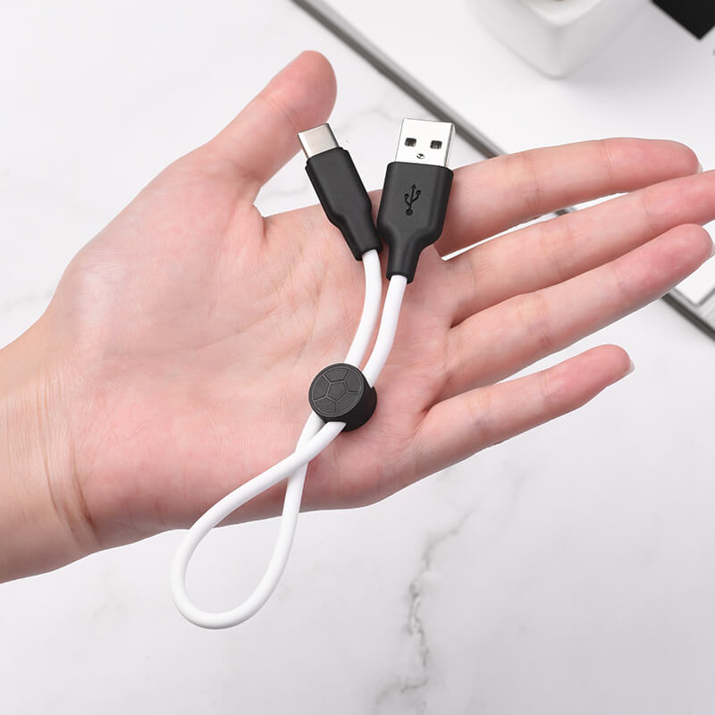 hoco. Silicone USB-A to Type-C Charging Data Cable 0.25m X21 Plus