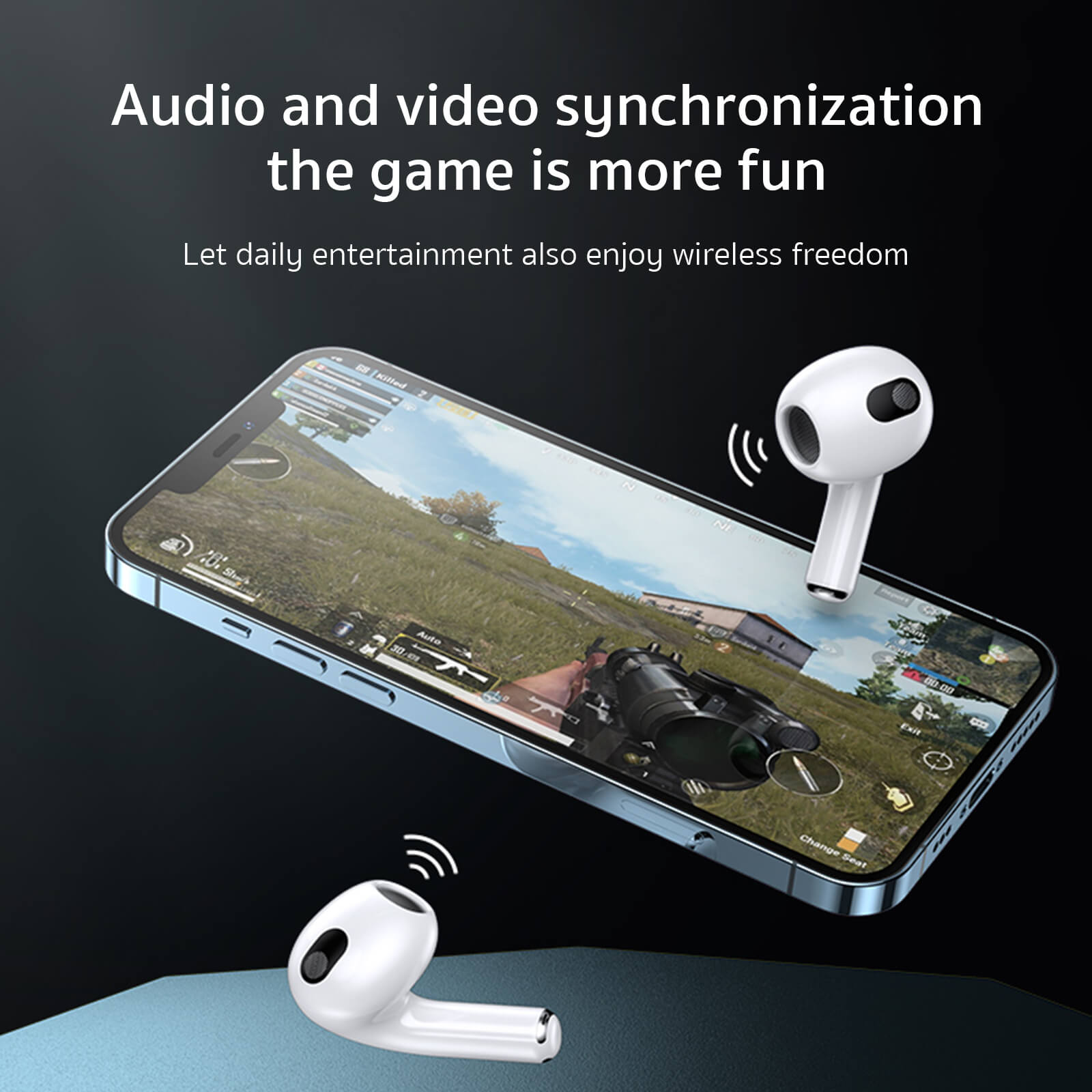 Mobie Coteci Semi-In-Ear Wireless Bluetooth Earbuds 71001