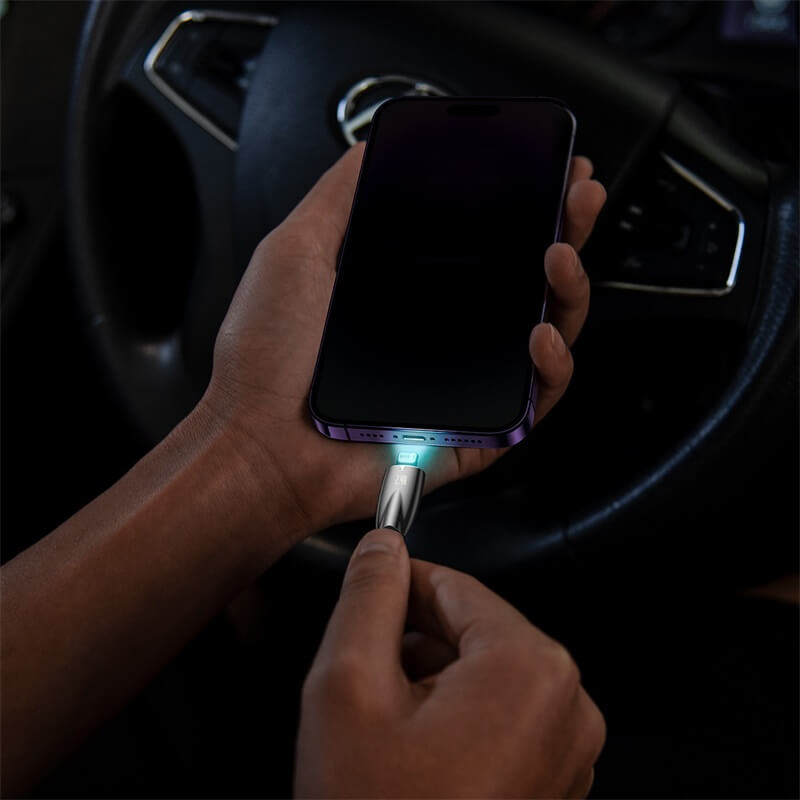 Baseus Glimmer Series Fast Charging Data Cable USB to Lightning 2.4A 1m