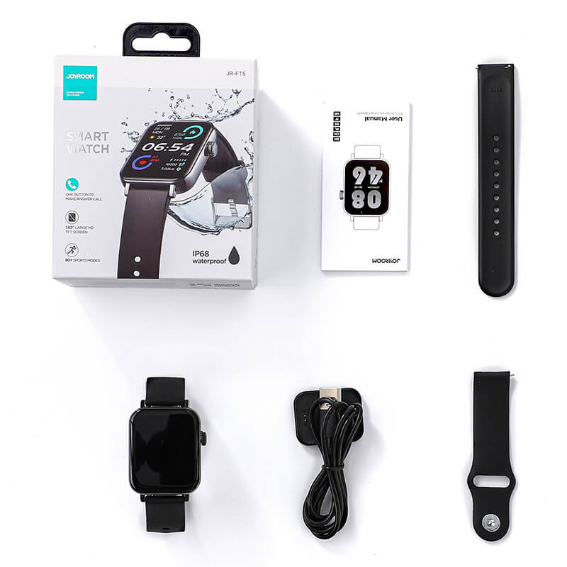 Mobie TFT HD Large Screen Bluetooth Call Smart Watch JR-FT5