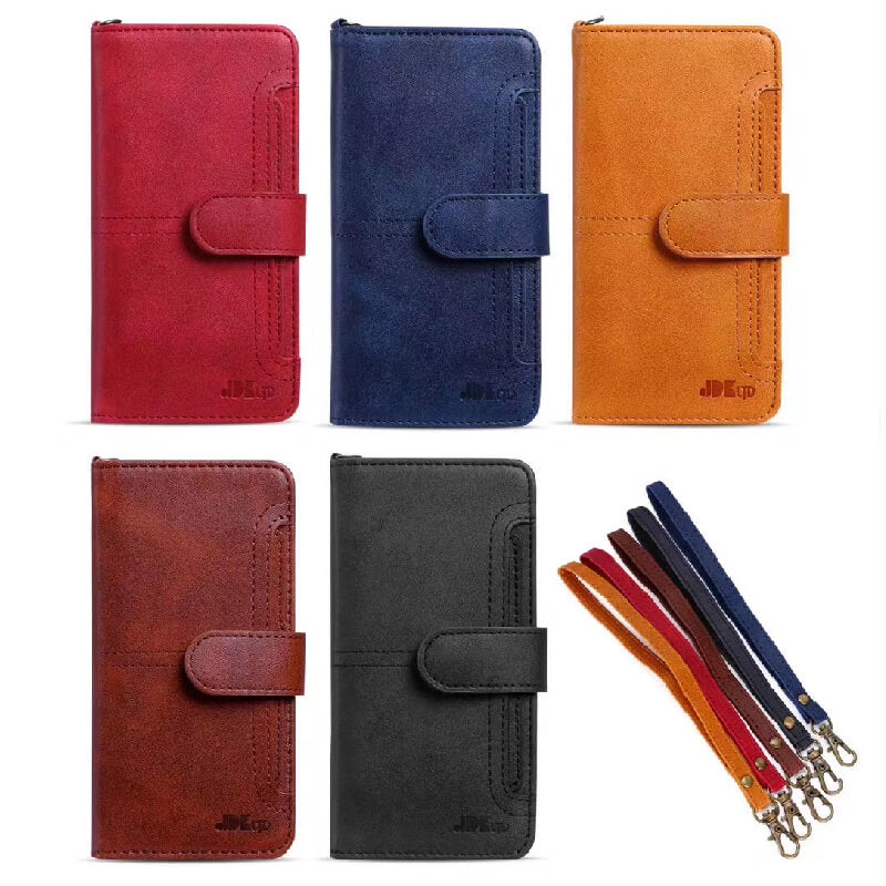 Samsung S20 JDK Genuine Leather Case with Magnetic Back & Lanyard