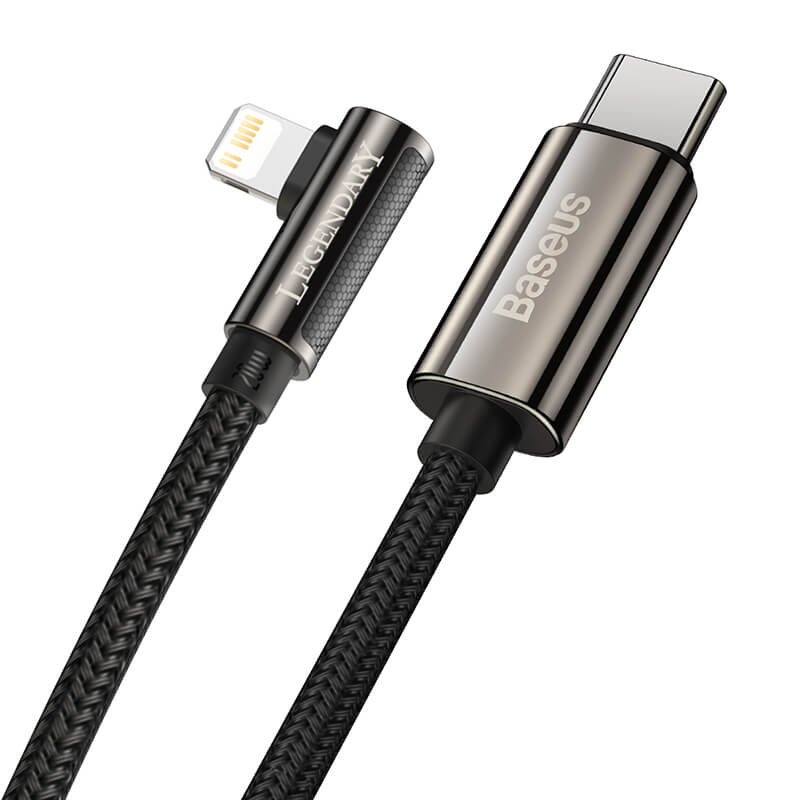 Baseus Legend Series Elbow Fast Charging Data Cable Type-C to Lightning PD 20W 2m