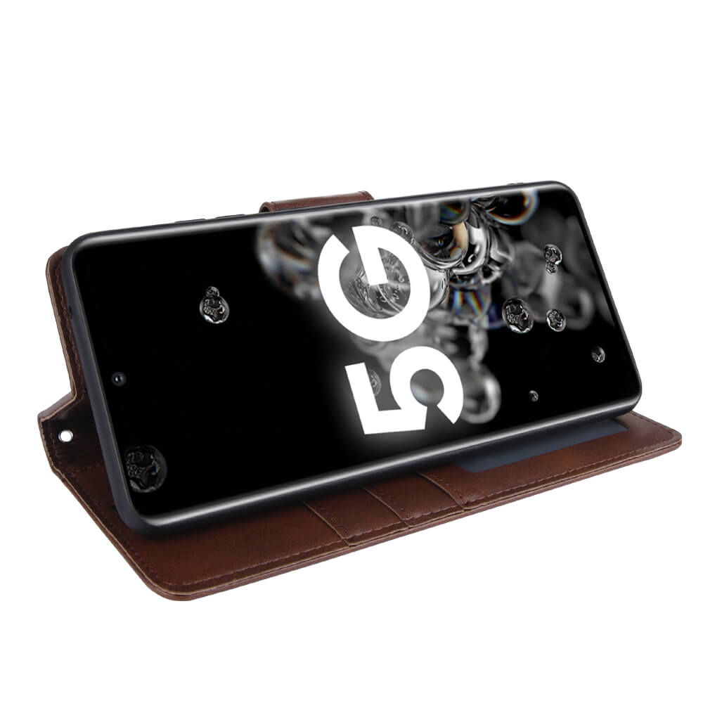 Samsung S10 Plus Luxury Hanman Leather Wallet Flip Case Cover With Magnet Back Case