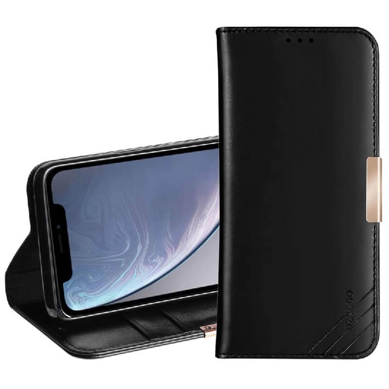 iPhone 11 Pro Max DZGOGO Genuine Leather Wallet Case Cover