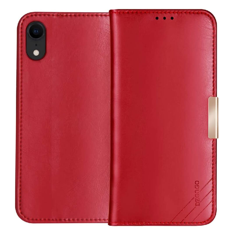 iPhone 11 Pro Max DZGOGO Genuine Leather Wallet Case Cover