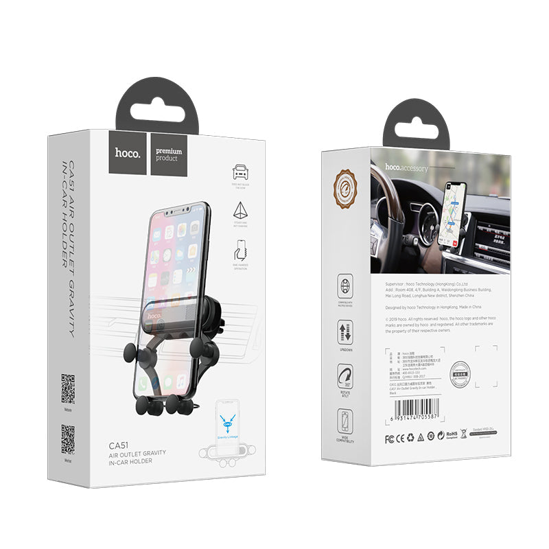 hoco. Air Outlet Gravity in Car Mount Holder CA51