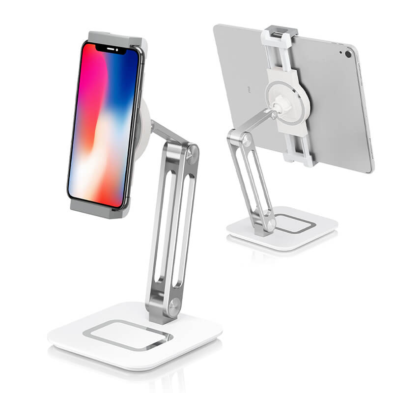 SAIJI Aluminum Alloy Foldable 360° Rotation Phone & Tablet Stand Holder P71