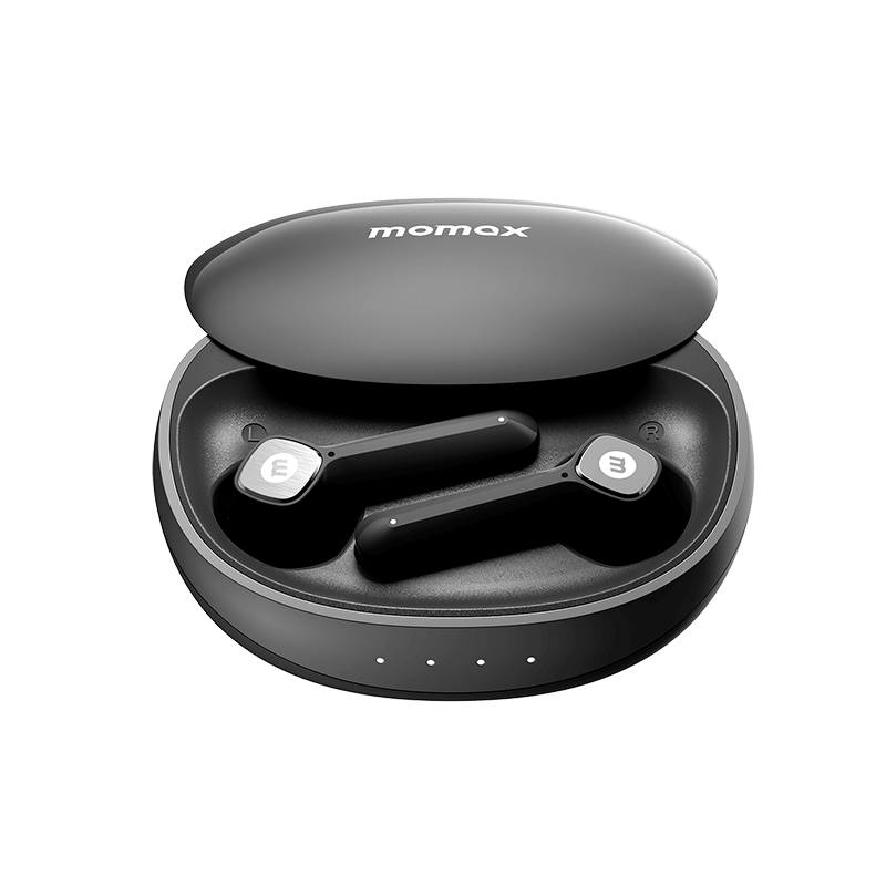 Momax True Wireless Noise Cancelling Earphone BT11 Small Shell Black