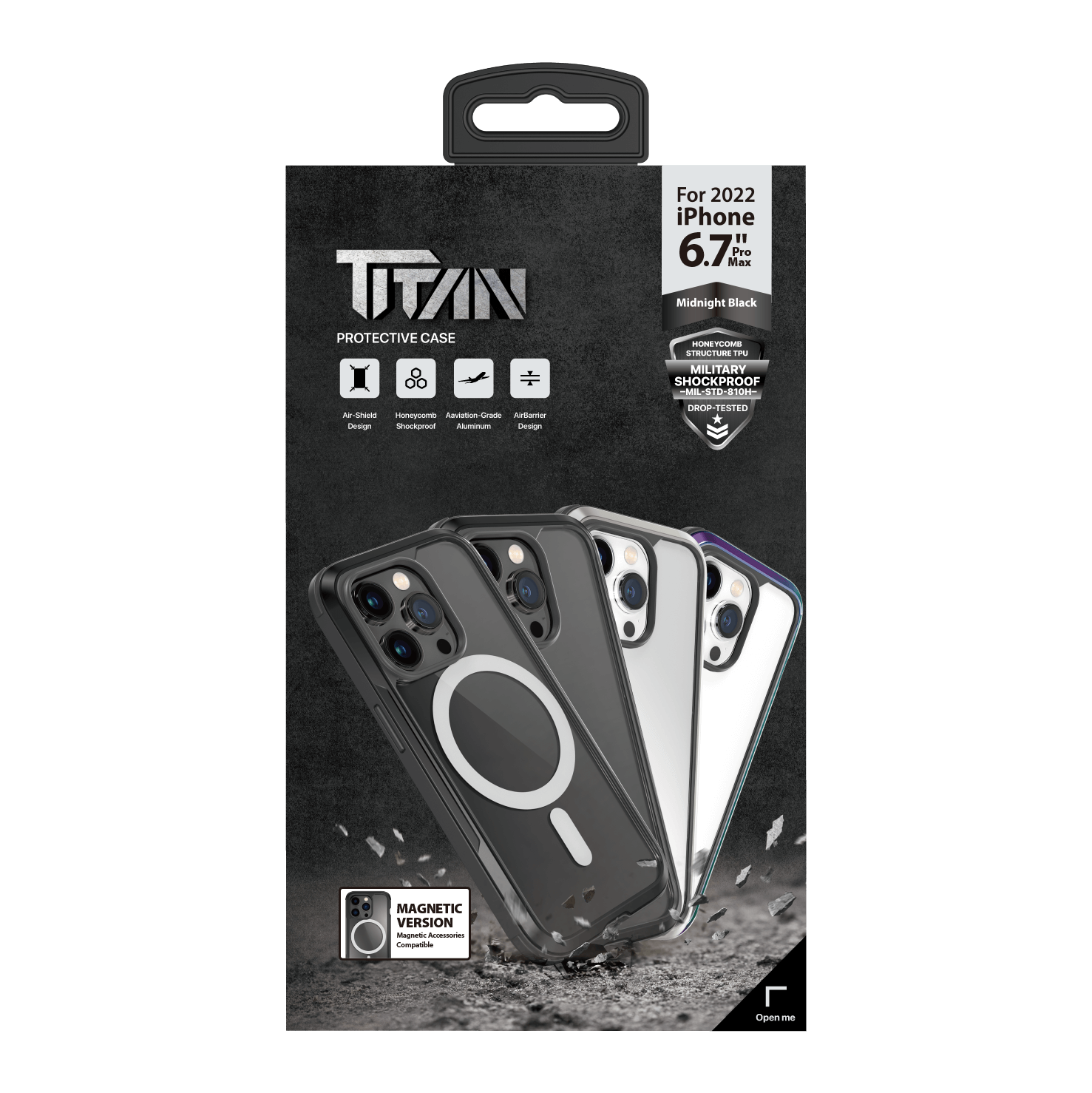 iPhone 14 Pro Max SwitchEasy Titan Drop Protection Phone Case with Magsafe