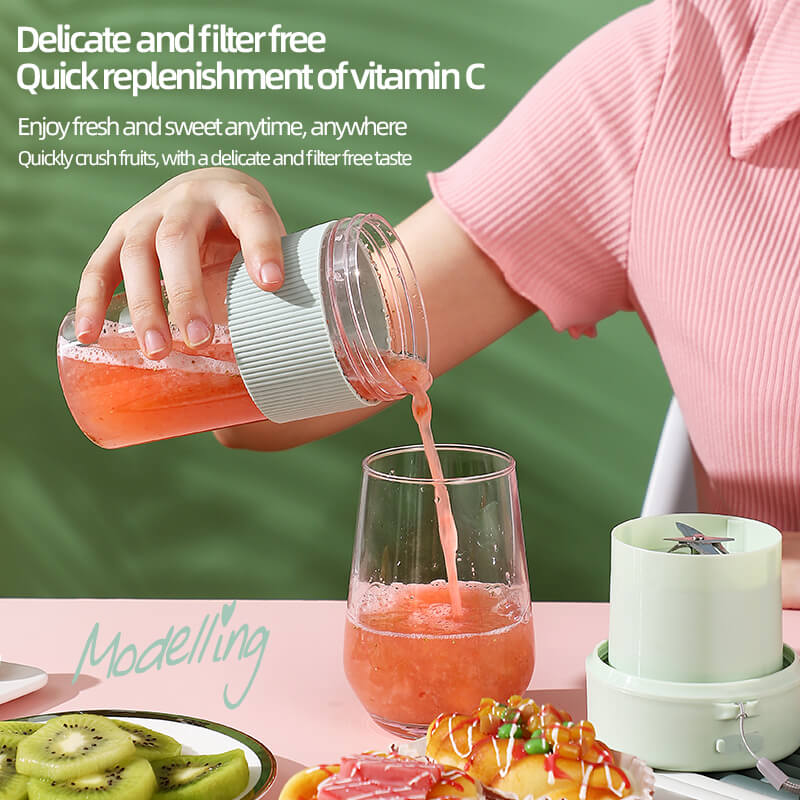 Mobie 350ml Personal Smoothie Blender Portable Juicer For Travel Office Gym K5