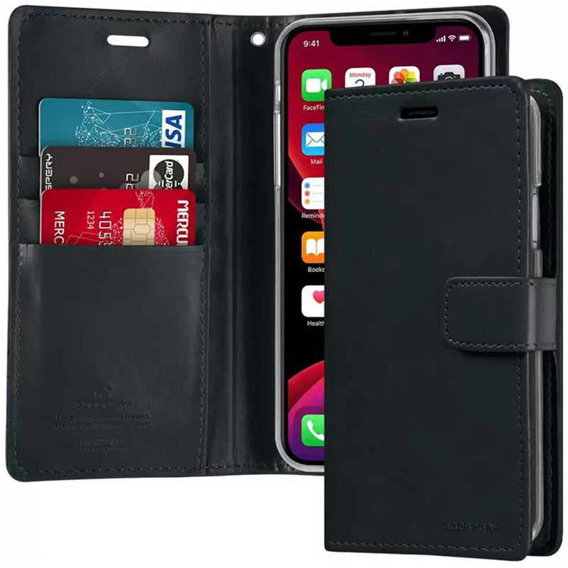 Samsung Galaxy Note 8 2017 Mecrcury Goospery Blue Moon Diary Flip Wallet Case