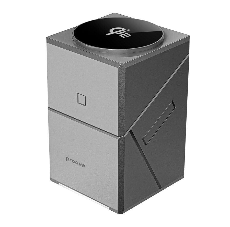 Proove 3-in-1 Automatic Rotating 15W Fast Wireless Charging Station Qi2