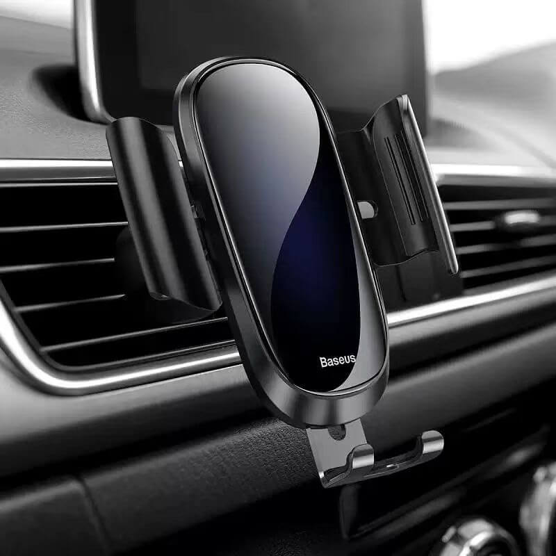 Baseus Universal Gravity Lock Aluminum Circular Vent Car Phone Mount