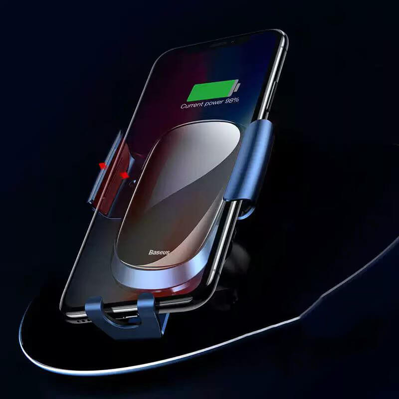 Baseus Universal Gravity Lock Aluminum Circular Vent Car Phone Mount