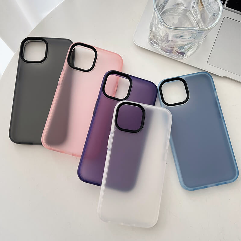 Suitable for iPhone 15 Series Dunjia Series Matte Translucent Phone Case