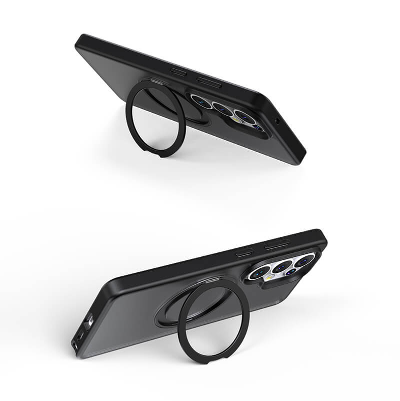 Galaxy S26 Plus 2026 360° Rotating Ring Stand Magsafe Phone Case