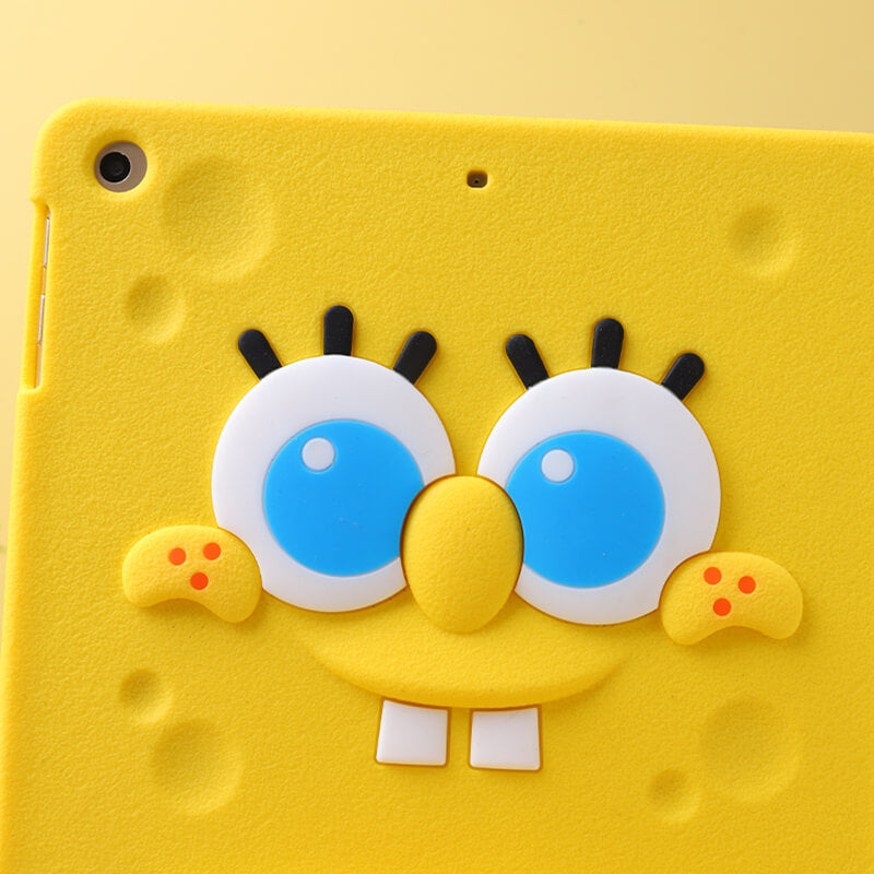 iPad Air 1th 9.7" 2013  Q Uncle Spongebob Silicone iPad Case