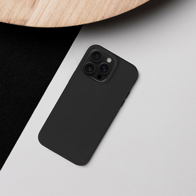 iPhone 16 Plus Silica Series Liquid Silicone Magsafe Phone Case Black
