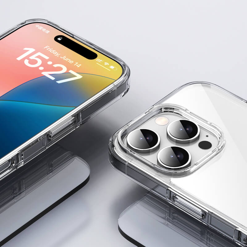 iPhone 16 Plus Aurora Series Crystal Phone Case Grey