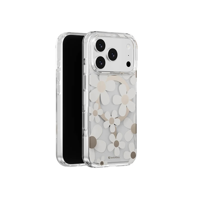 iPhone 17 Pro Max Fleur 3D Patterned Series Shockproof MagSafe Phone Case