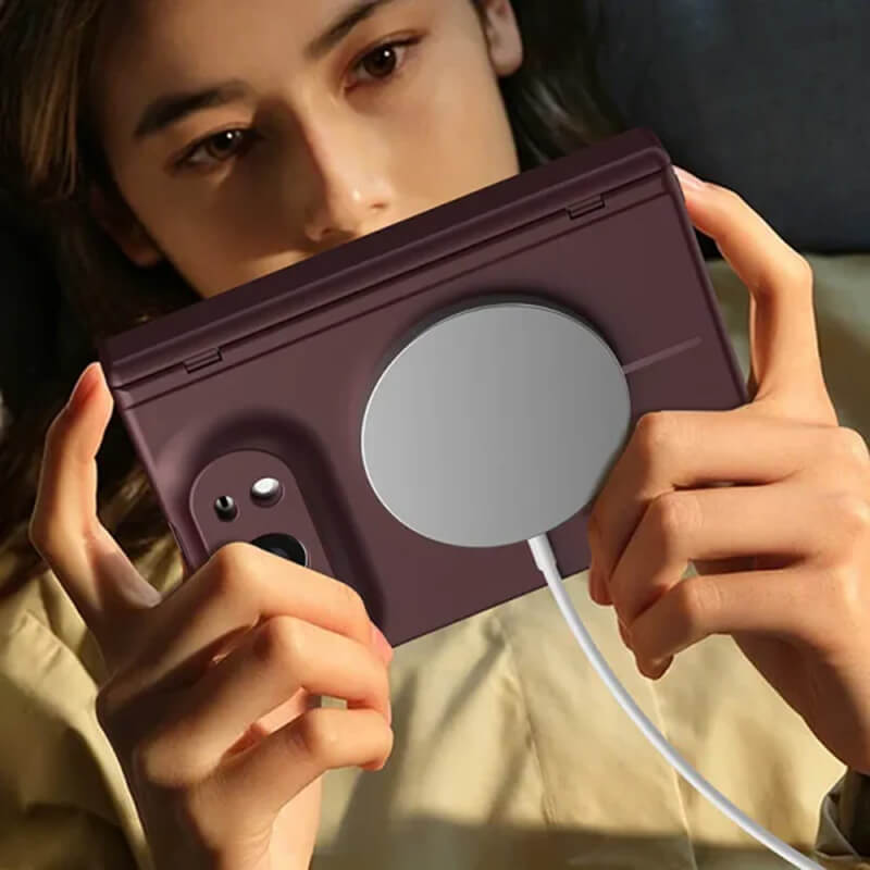 Snap Pro Magnetic case with Outer Screen Protector Compatible with iPhone Duo
