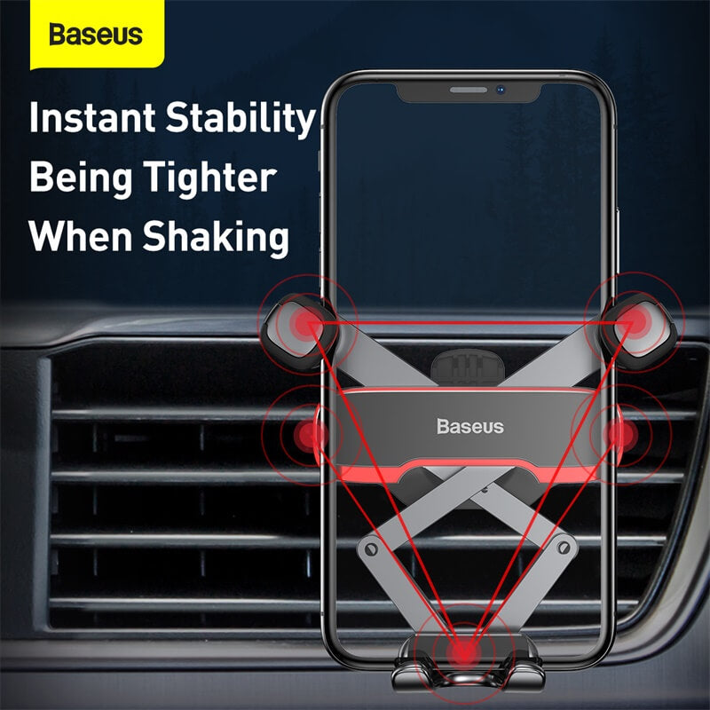 Baseus Mr Hui Gravity Mini Car Mount Holder Black