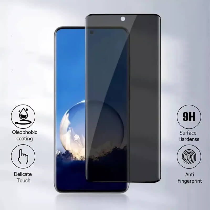 Samsung S24 Ultra Full Screen HD Privacy Protection Tempered Glass Set Screen Protector