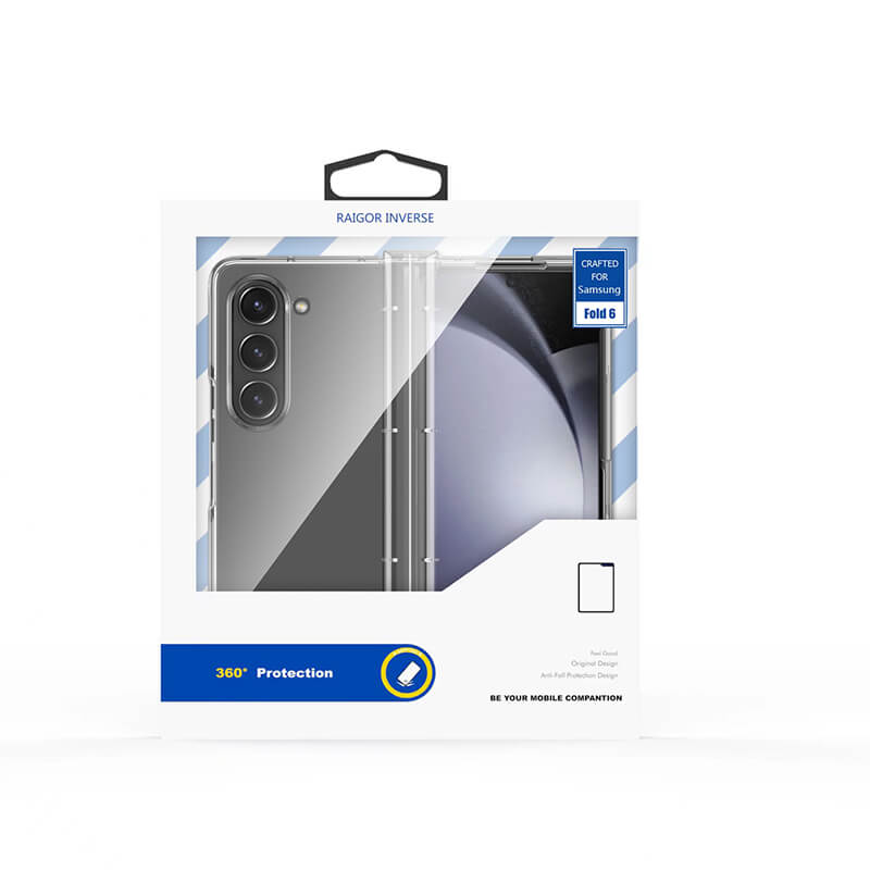 Samsung Galaxy Z Fold 6 ICE Simple Style Phone Case Clear