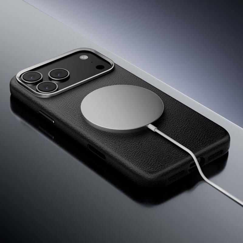 iPhone 17 Pro Max X-Level Better Enjoyment Series Magnetic Plain Leather Case