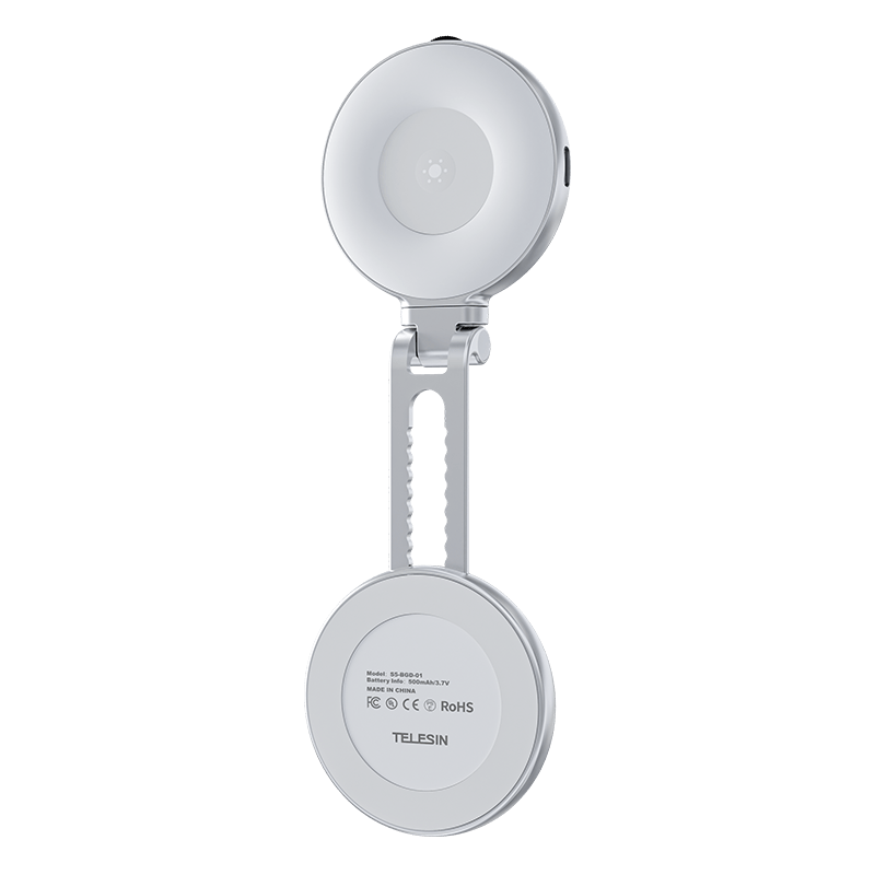 Telesin Portable Magnetic Ring Light with Makeup Mirror for Vloggers and Selfies C03