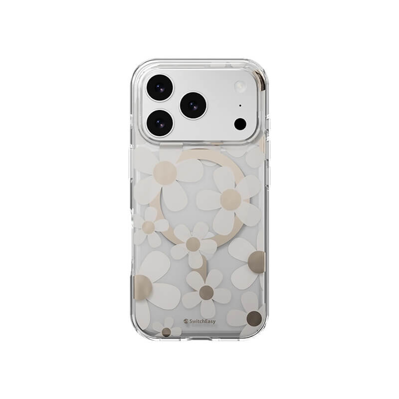 iPhone 17 Pro Max Fleur 3D Patterned Series Shockproof MagSafe Phone Case