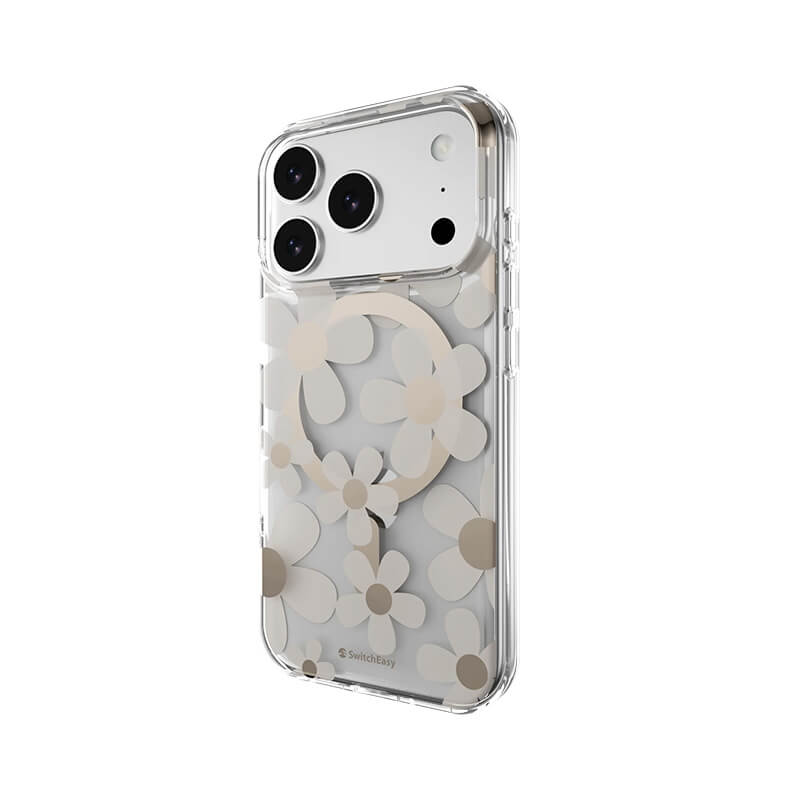iPhone 17 Pro Max Fleur 3D Patterned Series Shockproof MagSafe Phone Case