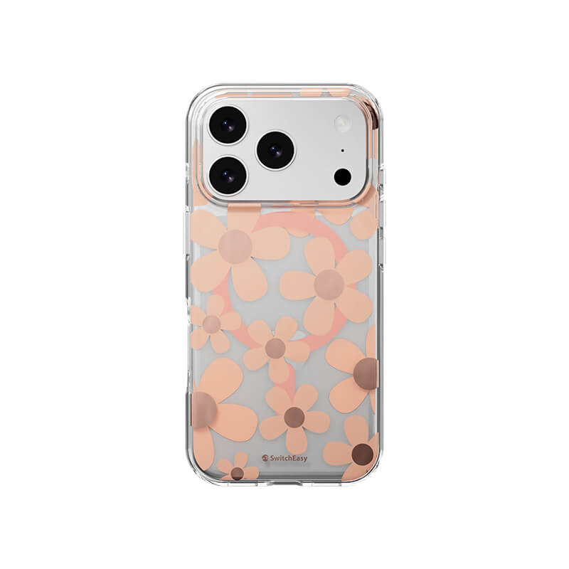 iPhone 17 Pro Max Fleur 3D Patterned Series Shockproof MagSafe Phone Case