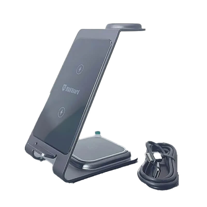 Desktop 3-in-1 Phone Samsung Watch Earbuds 15W Fast Wireless Charging Stand