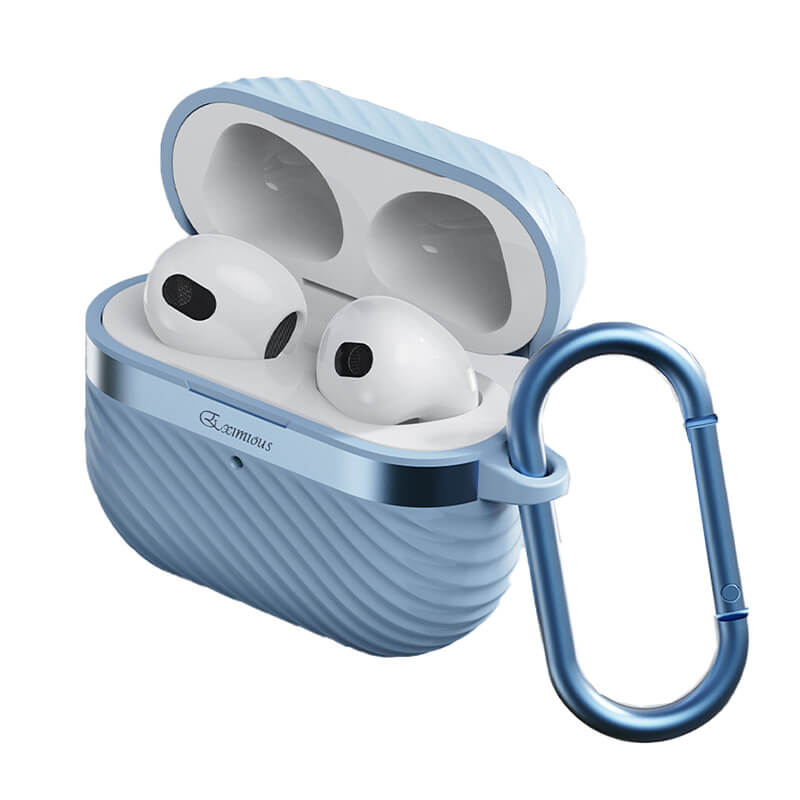 Coteci AirPods 4 Aurora Full Protection Case with Metal Hook MS-032
