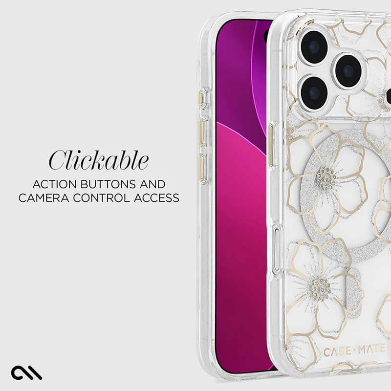 Case-Mate iPhone 17 Pro Max Floral Gems MagSafe Case