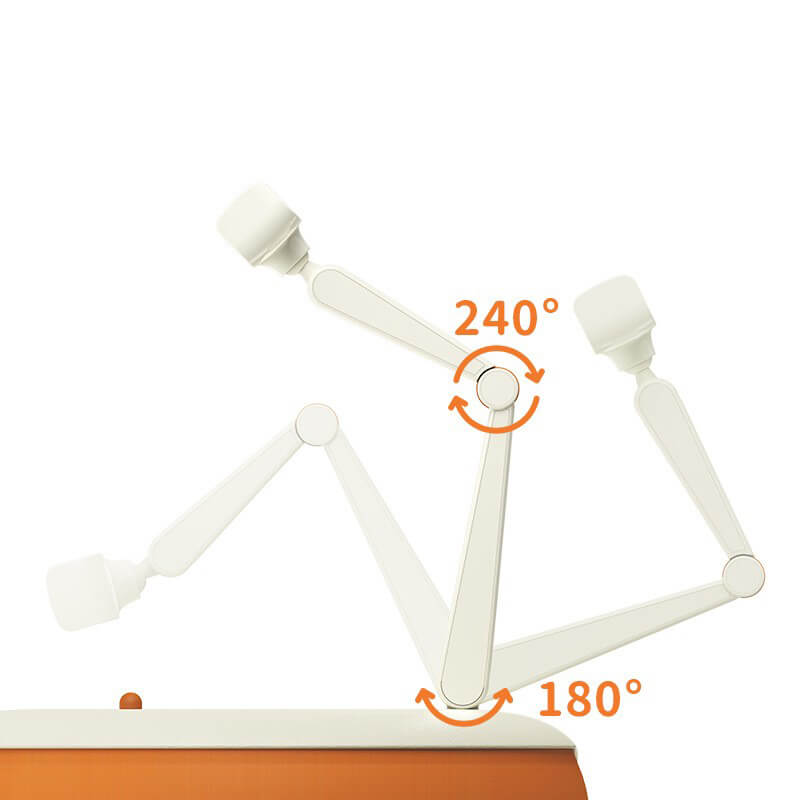 SAIJI 360° Rotating Wide Compatibility Phone Tablet Soft Pillow Holder Stand U3