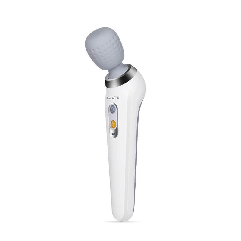 Mobie Home Rechargeable Portable Vibration Massage Stick Body Massager White